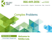 Tablet Screenshot of kelskylaw.com